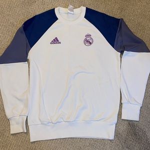 Real Madrid Adidas crew neck